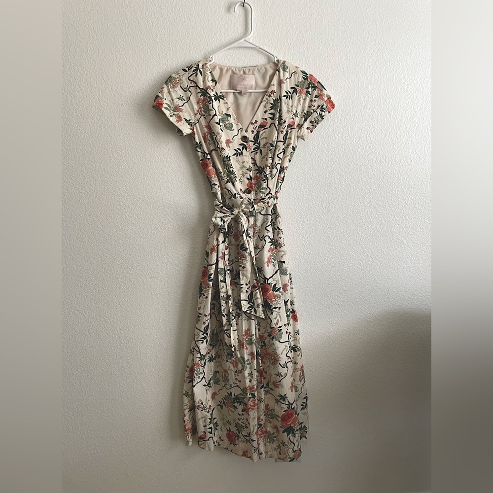 EUC Gal Meets Glam Sophia Floral Jumpsuit